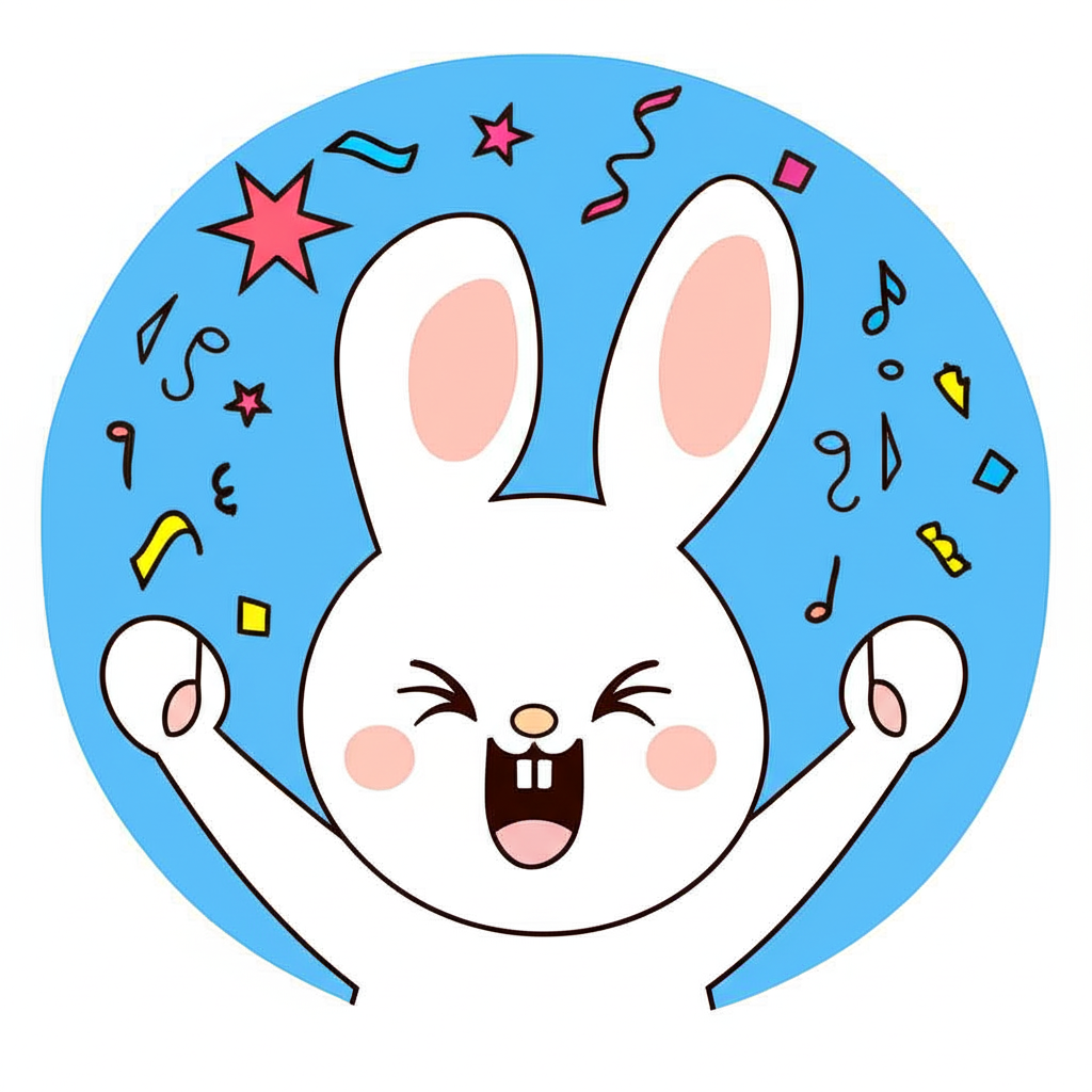 Tokki celebrating